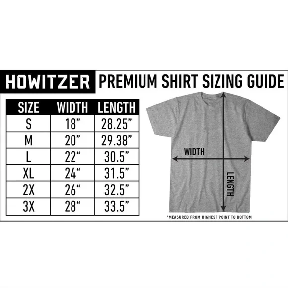 Howitzer Style Men's T-shirt Never Military Grunt - Picture 6 of 7